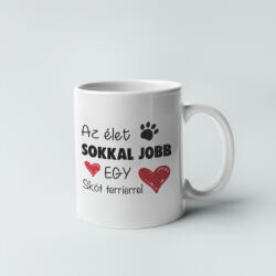 Az élet sokkal jobb egy skót terrierrel bögre (az_elet_sokkal_jobb_egy_skotterrierrel_bogre)