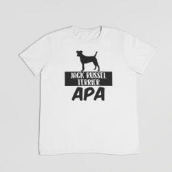  Jack russel terrier apa férfi póló (jack_russel_terrier_apa_ferfipolo)