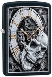 Zippo Brichetă Zippo 29854 Skull & Clock Design (29854) Bricheta