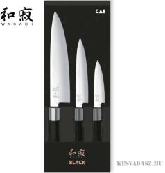 Kai Wasabi Black 3 részes szakácskés szett (67S-300)