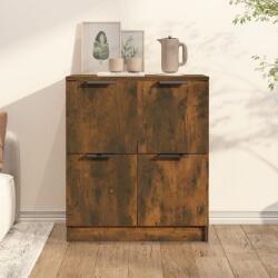 vidaXL Servantă, stejar fumuriu, 60x30x70 cm, lemn prelucrat (816994) Comoda