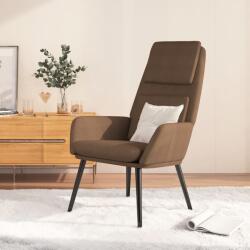 vidaXL Scaun de relaxare, maro, material textil (341315)