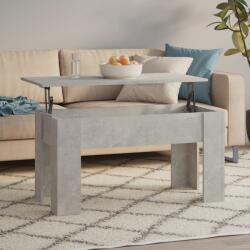 vidaXL Măsuță de cafea, gri beton, 101x49x52 cm, lemn prelucrat (809687) Masa de cafea