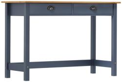 vidaXL Masă consolă Hill cu 2 sertare, gri, 110x45x74 cm, lemn pin (288993)