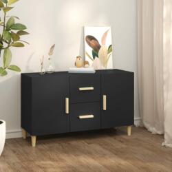 vidaXL Servantă, negru, 100x36x60 cm, lemn prelucrat (812511) Comoda