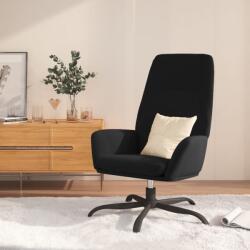 vidaXL Scaun de relaxare, negru, catifea (341372)
