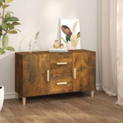 vidaXL Servantă, stejar fumuriu, 100x36x60 cm, lemn compozit (817465) Comoda