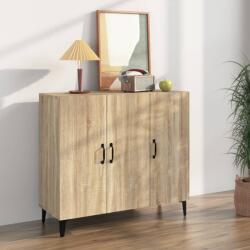 vidaXL Servantă, stejar sonoma, 90x34x80 cm, lemn prelucrat (812504) Comoda
