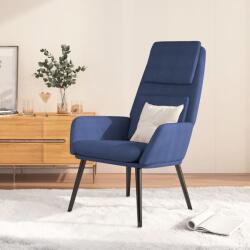 vidaXL Scaun de relaxare, albastru, material textil (341316)
