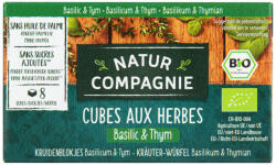 Natur Compagnie - Gyógynövényleves kocka, bazsalikom kakukkfű, BIO, 80 g *CZ-BIO-001 tanúsítvány