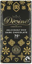 Divine Chocolate Isteni csokoládé keserű csokoládé ghánai 70%, 90g