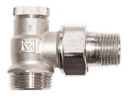 HERZ RL1 visszatérő raditátorszelep sarok 1/2" 3/4" cs (1374801)