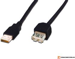  USB2.0 apa to USB2.0 anya 3m hosszabbító kábel AK-300202-030-S ASSMANN