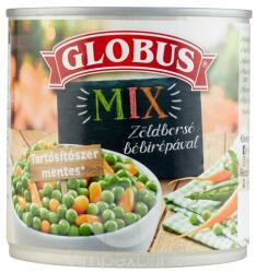 GLOBUS KONZERV zöldborsó bébirépával 400g/265g