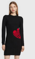 Moschino Rochie tricotată WSE0810X A125 Negru Regular Fit