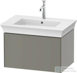 Duravit WHITE TULIP mosdó alá építhető függesztett 1 fiókos alsószekrény, 684 x 458 mm, Stone Grey Satin Matt Lacquer WT424109292 (WT424109292)