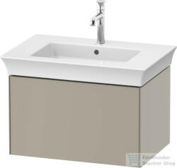 Duravit WHITE TULIP mosdó alá építhető függesztett 1 fiókos alsószekrény, 684 x 458 mm, Taupe Satin Matt Lacquer WT424106060 (WT424106060)
