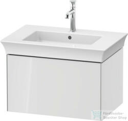 Duravit WHITE TULIP mosdó alá építhető függesztett 1 fiókos alsószekrény, 684 x 458 mm, White High Gloss Lacquer WT424108585 (WT424108585)