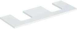Geberit One mosdópult kivágással, két pultra ültethető tálformájú mosdóhoz 135x47 cm, magasfényű fehér 505.276. 00.1 (505.276.00.1) - szaniteronline