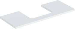 Geberit One mosdópult középső kivágással, pultra ültethető mosdóhoz 120x47 cm, matt fehér 505.285. 00.2 (505.285.00.2) - szaniteronline