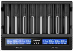 Xtar Incarcator pentru acumulatori Li-ion Xtar 8 canale VC8 3, 6V / 3, 7V 18650 / 14500/ 26650