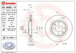 BREMBO Disc frana CITROEN DS3 (2009 - 2015) BREMBO 09.8695. 14