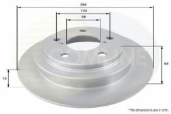 COMLINE Disc frana SUBARU IMPREZA Hatchback (2000 - 2007) COMLINE ADC0809