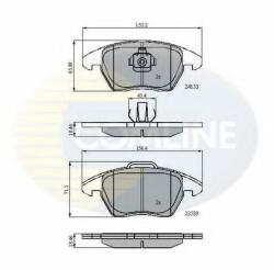 COMLINE Set placute frana, frana disc PEUGEOT 307 Estate (3E) (2002 - 2016) COMLINE CBP01308