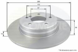 COMLINE Disc frana MERCEDES C-CLASS T-Model (S203) (2001 - 2007) COMLINE ADC1635