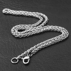 Elegance Anti nemesacél nyaklánc sűrű szemezésű ezüst fazonban 2.5 mm vastag 60 cm hosszú (Nya - 3458221-1)