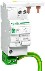 Schneider Electric, Resi9 Quick PF, R9L16610, túlfeszültség levezető (fixbetétes egybeépített leválasztó kismegszakítóval) 1 pólus, C (T2) fokozatú, távjelző nélküli, 230 AC/10 kA Quick PF Resi9 (Schn