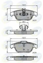 COMLINE Set placute frana, frana disc MERCEDES E-CLASS Cupe (C207) (2009 - 2016) COMLINE CBP01792