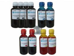 Alphachem Set Flacon cerneala AlphaChem Compatibil Brother 4x200ml LC123BK Negru, 2x200ml LC123C Cyan, 2x200ml LC123M Magenta, 2x200ml LC123Y Galben, 9buc Cdr Maxell cu plic