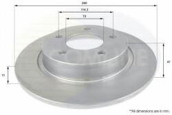 COMLINE Disc frana MAZDA 3 (BL) (2008 - 2016) COMLINE ADC0449