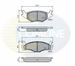 COMLINE Set placute frana, frana disc VW GOLF III (1H1) (1991 - 1998) COMLINE CBP0149