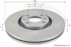 COMLINE Disc frana CITROEN C4 I (LC) (2004 - 2011) COMLINE ADC1574V