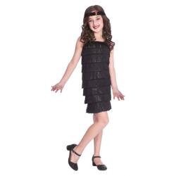 Amscan Costum pentru copii - negru Charleston Mărimea - Copii: XL: 146 cm