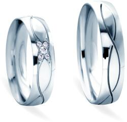 SAVICKI Esküvői karikagyűrűk: fehérarany, karika, 5 mm - savicki - 463 415 Ft