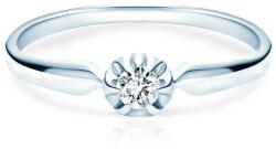 SAVICKI eljegyzési gyűrű: fehérarany és gyémánt - savicki - 258 965 Ft