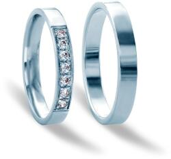 SAVICKI Esküvői karikagyűrűk: fehérarany, lapos, 3 mm - savicki - 327 500 Ft