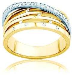 SAVICKI gyűrű: kétszínű arany és gyémántok - savicki - 318 500 Ft