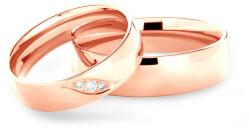 SAVICKI Esküvői karikagyűrűk: rózsaarany, karika, 5 mm