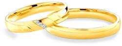 SAVICKI Esküvői karikagyűrűk: arany, félkarika, 3 mm - savicki - 304 500 Ft