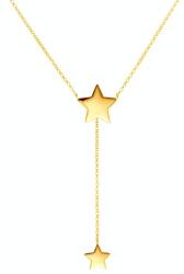 SAVICKI nyaklánc medállal - csillagok: aranyozott ezüst