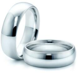 SAVICKI Esküvői karikagyűrűk: platina, félkarika, 6 mm