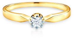 SAVICKI eljegyzési gyűrű: kétszínű arany és gyémánt - savicki - 177 405 Ft
