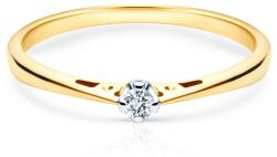 SAVICKI eljegyzési gyűrű: kétszínű arany és gyémánt - savicki - 169 310 Ft