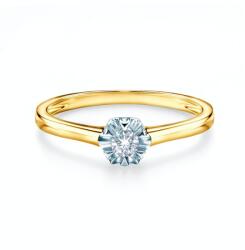 SAVICKI eljegyzési gyűrű: kétszínű arany és gyémánt - savicki - 254 780 Ft