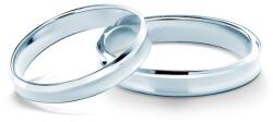 SAVICKI Esküvői karikagyűrűk: fehérarany, konkáv, 3 mm