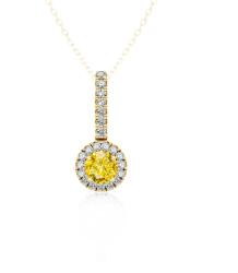 SAVICKI medál: arany sárga zafírral és gyémántokkal
